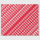 フラ航海のグカスタムの色の折り返し紙 ラッピングペーパー (フラット)