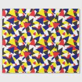 フラ航海のグパターン(の模様が)ある ラッピングペーパー (フラット)