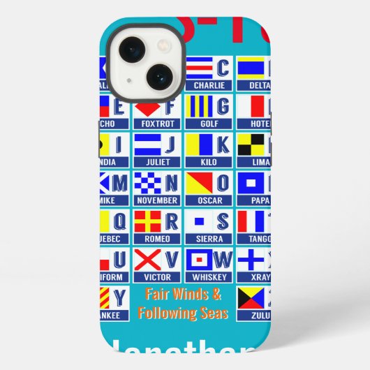 フラ航海のグ iPhoneケース (裏面)