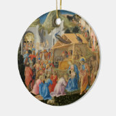 フラ・アンジェリコとフィリッポによるマギの崇拝 セラミックオーナメント (左)