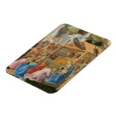 フラ・アンジェリコとフィリッポによるマギの崇拝 マグネット (左側)