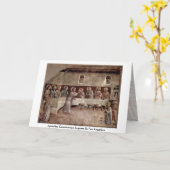 フラ·アンジェリコによる使徒会晩餐 カード (黄色い花)