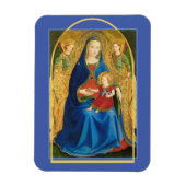 フラ・アンジェリコ「ザザザクロのヴァージン」 マグネット (縦)