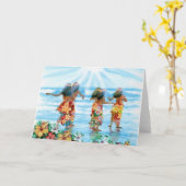 フラ カード (黄色い花)