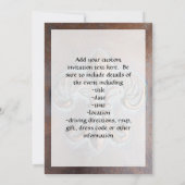 フラ ド リス, エイジド カッパー風プリント 招待状 (裏面)