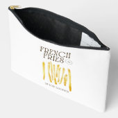 フリおもしろいーズフランスのラブポーチバッグ アクセサリーポーチ (見開き)