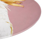 フリおもしろいーズフランスの紋付きコッカトゥー カッティングボード (角)