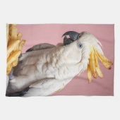 フリおもしろいーズフランスの紋付きコッカトゥー キッチンタオル (横)
