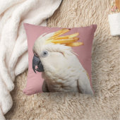 フリおもしろいーズフランスの紋付きコッカトゥー クッション (ブランケット)