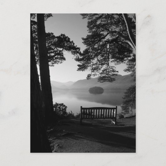 フリアーズ・クラッグからの眺め：カンブリアのダーウェントウォーター ポストカード (正面)