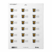 フリウリのコート・オブ・アームズ住所 シール (フルシート)