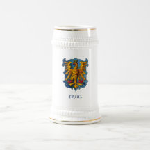 フリウリヴィンテージコートの腕の白ビールスタイン