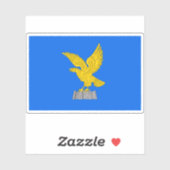 フリウリ・ヴェネツィア・ジュリア国旗 シール (シート)