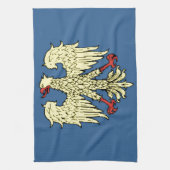 フリウリ＝ヴェネツィア・ジュリア州(イタリア)旗 キッチンタオル (縦)