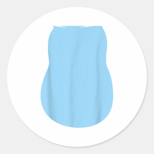 フリエイリアンドッグコスチュームハロウィンブルーエイリアンドッグ ラウンドシール (正面)