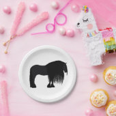 フリエモダンシアホースイラストレーション ペーパープレート (パーティー)