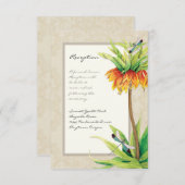 フリエレガントティラリアンドラゴンフライ披露宴招待状 招待状 (正面/裏面)