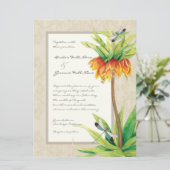 フリエレガントティラリアンドラゴンフライ結婚式招待状 招待状 (スタンド正面)