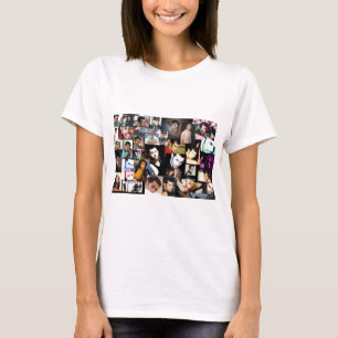 フリオの写真のcolage tシャツ