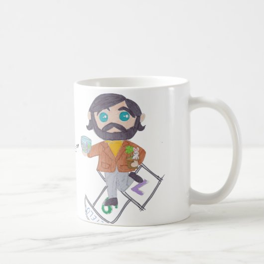 フリオCortazar コーヒーマグカップ (右)
