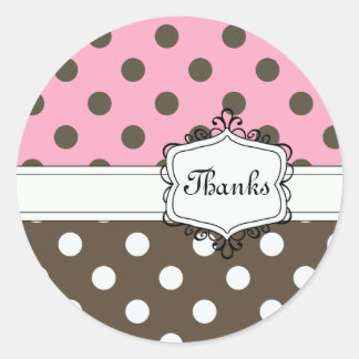 フリカキットンのシックなステッカー ラウンドシール