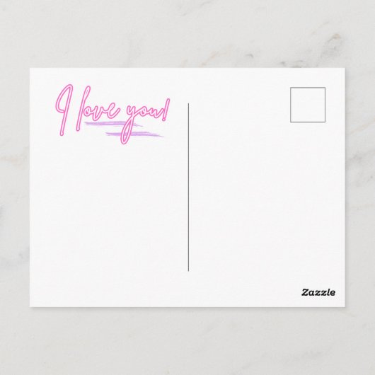 フリキンのこうもりラブカード – カップルの贈り物,記念日 ポストカード (裏面)