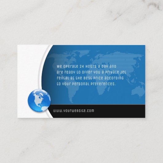 フリクトレンタル | Flight Taxi 名刺 (裏面)