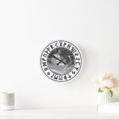 フリグルーンシールド ラウンド壁時計 (ホーム)