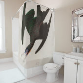 フリゲートペリカンバードズオブアメリカオードゥボンプリント シャワーカーテン (インサイチュ)