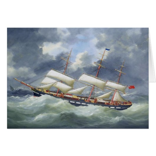 フリゲート練習船アタランタ1885 (正面横)