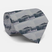 フリゲート艦のシルエット ネクタイ (ロール)