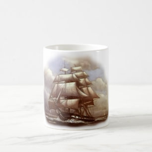 フリゲート艦の"古いIronsides" USS憲法 コーヒーマグカップ