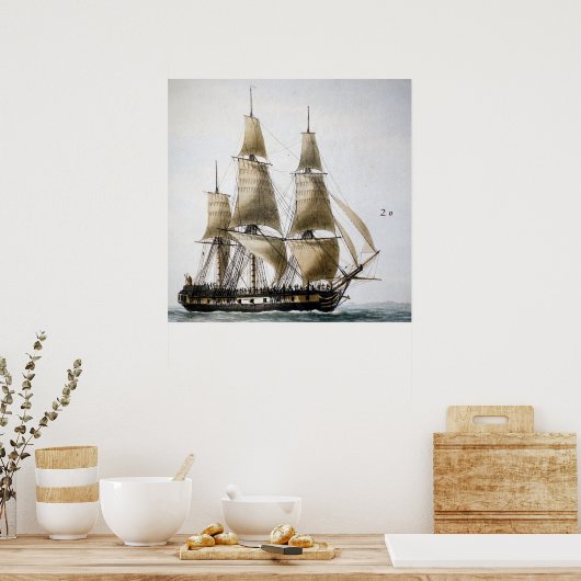 フリゲート ポスター (キッチン)