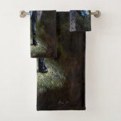 フリシアの馬はスポットライトを当て絵画て馬のb バスタオルセット (インサイチュ)