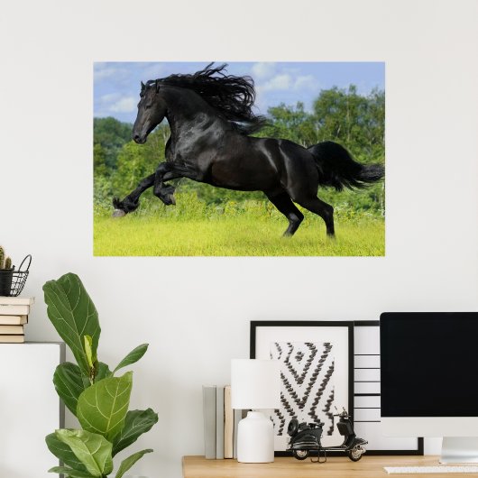 フリシアの馬 ポスター (ホームオフィス)