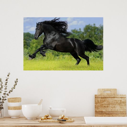 フリシアの馬 ポスター (キッチン)