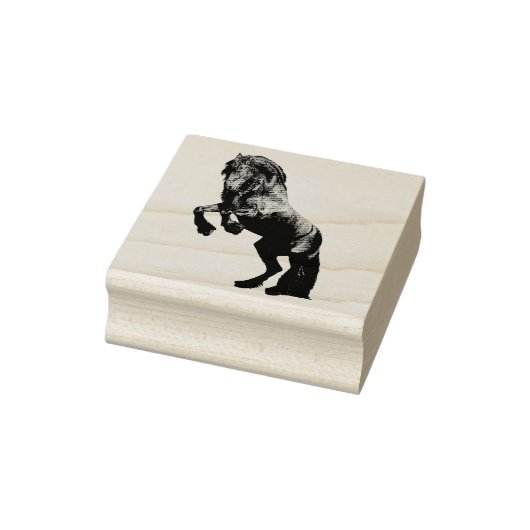 フリシアの黒いタリオン、黒い美しい、馬 ラバースタンプ (スタンプ)