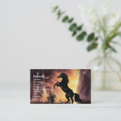 フリシアンスタリオンの馬の飼育 名刺 (スタンド正面)