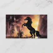 フリシアンスタリオンの馬の飼育 名刺 (裏面)