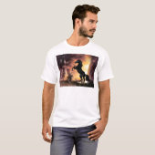 フリシアンスタリオンの馬の飼育 Tシャツ (正面フル)