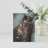 フリシアンホース – はがき (スタンド正面)