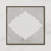 フリシアンホース – 名刺 (裏面)