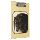 フリシア荷車を引く馬イエロー クリップボード (右)