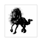 フリシア語、ブラックスタリオン、私は私のフリシア語が大好き ラバースタンプ (インプリント)