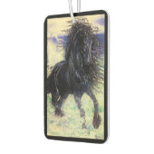 フリシア語、黒いスタリオン、私はフリーサイアン、イメージが大好き カーエアーフレッシュナー (左)