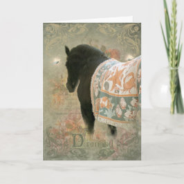 フリシア馬 – グリーティングカード シーズンカード