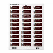 フリシア馬 ラベル (フルシート)