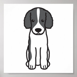 フリジアの水犬の漫画 ポスター
