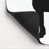 フリジアン馬シルエット立ち、スタリオン-png マウスパッド (コーナー)