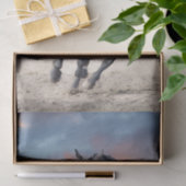 フリジア産の黒馬の駆け馬 薄葉紙 (ギフト)